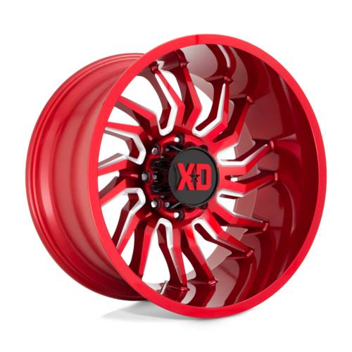 XD858 Tension 8x165.1 Candy Red w/ Milled