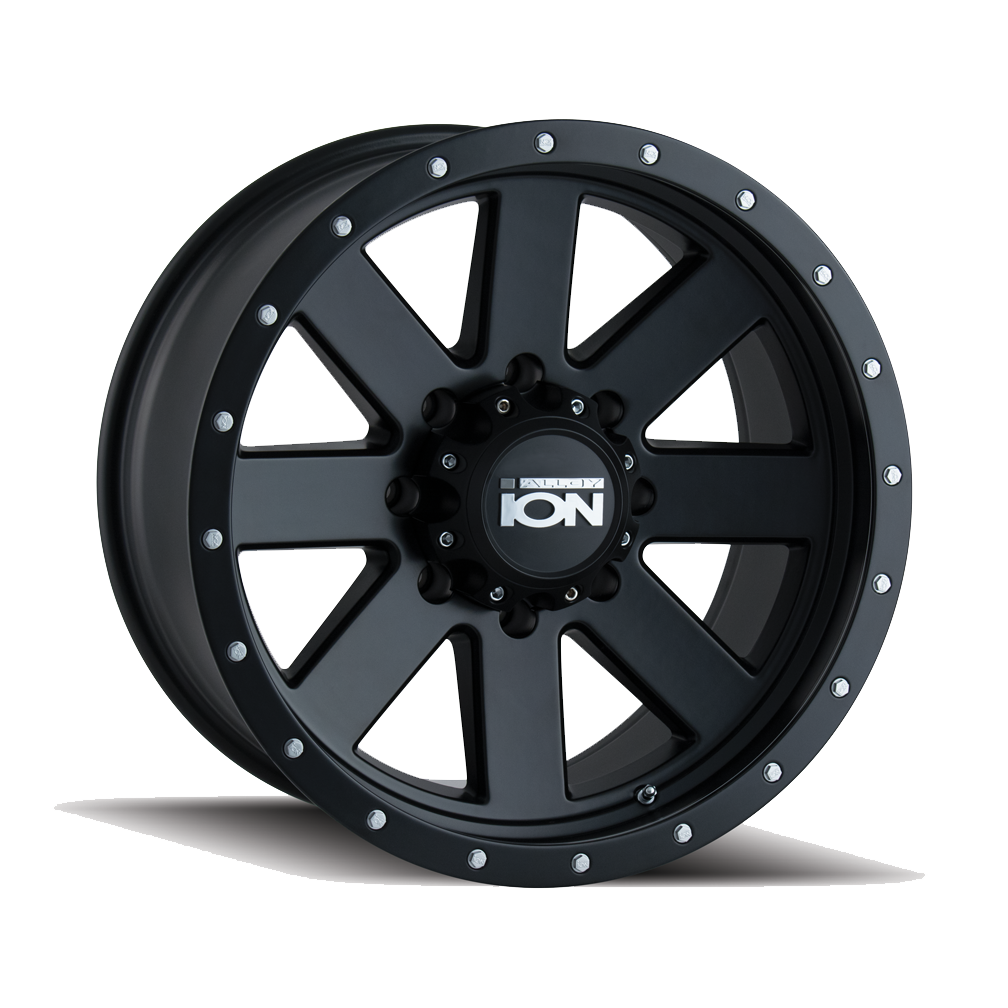 134 17x8.5 Offset 6mm 6x139.7 Matte Black - Black Beadlock