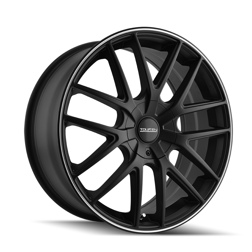 TR60 20x8.5 Offset 40mm 5x127 3260 Matte Black - Machined