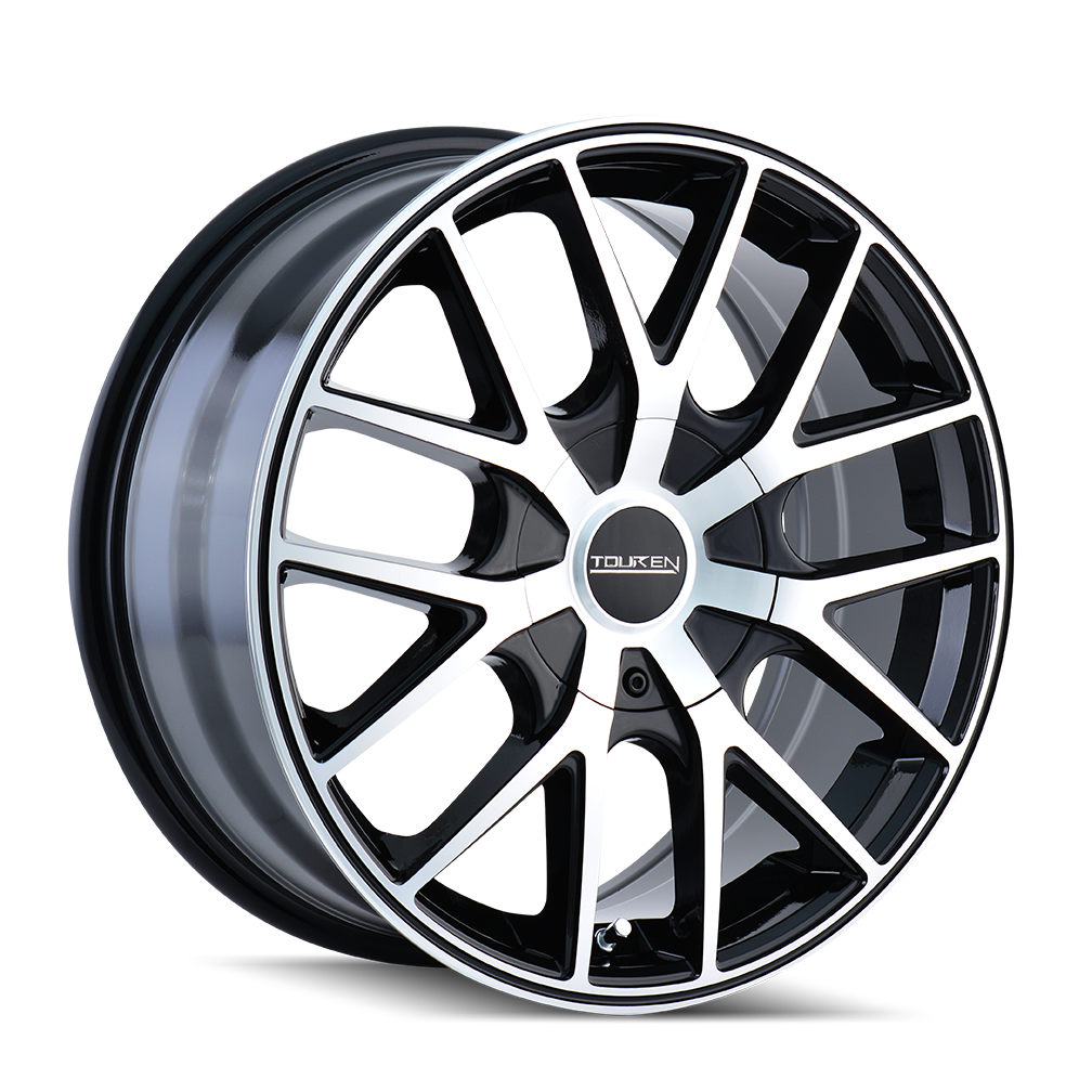 TR60 17x7.5 Offset 42mm 5x127 Black - Machined Face - Black Ring