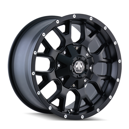 Warrior 8015 20x9 Offset 0mm 5x127 8015 Matte Black