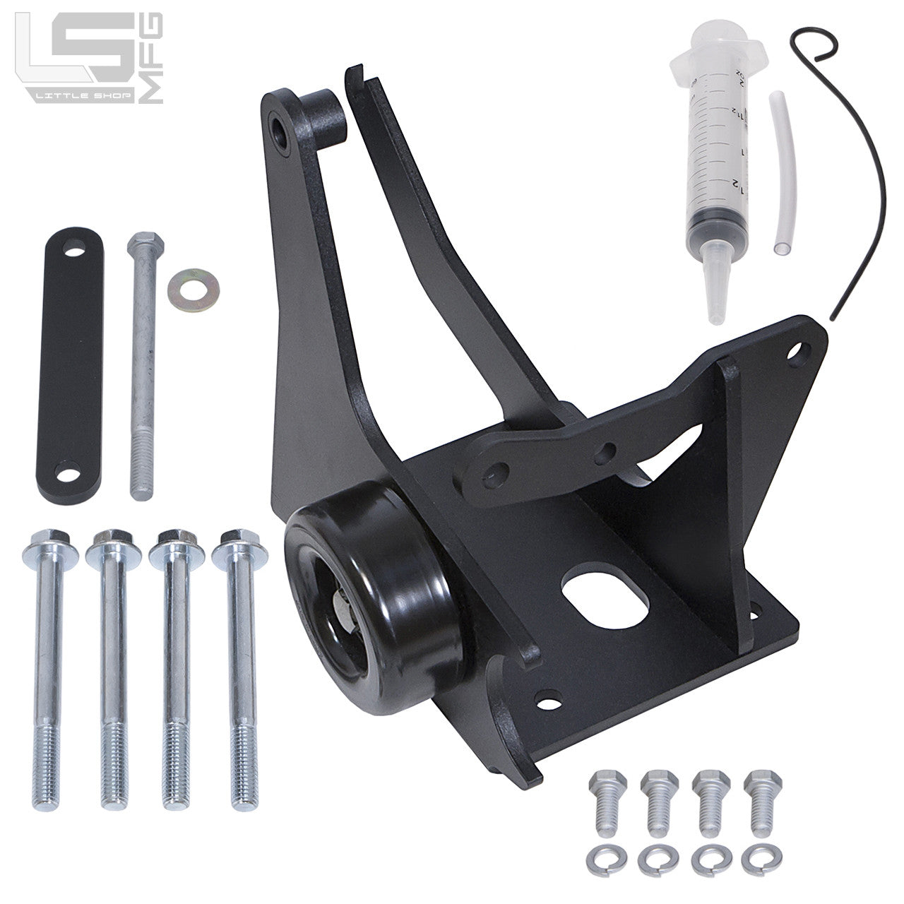 GM Vortec Belt Driven Compressor Kit mounted on engine