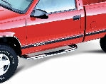 1988-1998 Chevy/GMC C/K Regular Cab Signature 3 Nerf Step Bars - Chrome