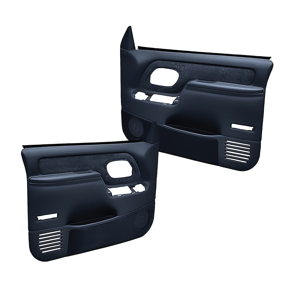 Coverlay 1995-99 Chevy/GMC Truck Molded ABS Door Panels - Power Locks/Windows - Dark Blue (WF185912)