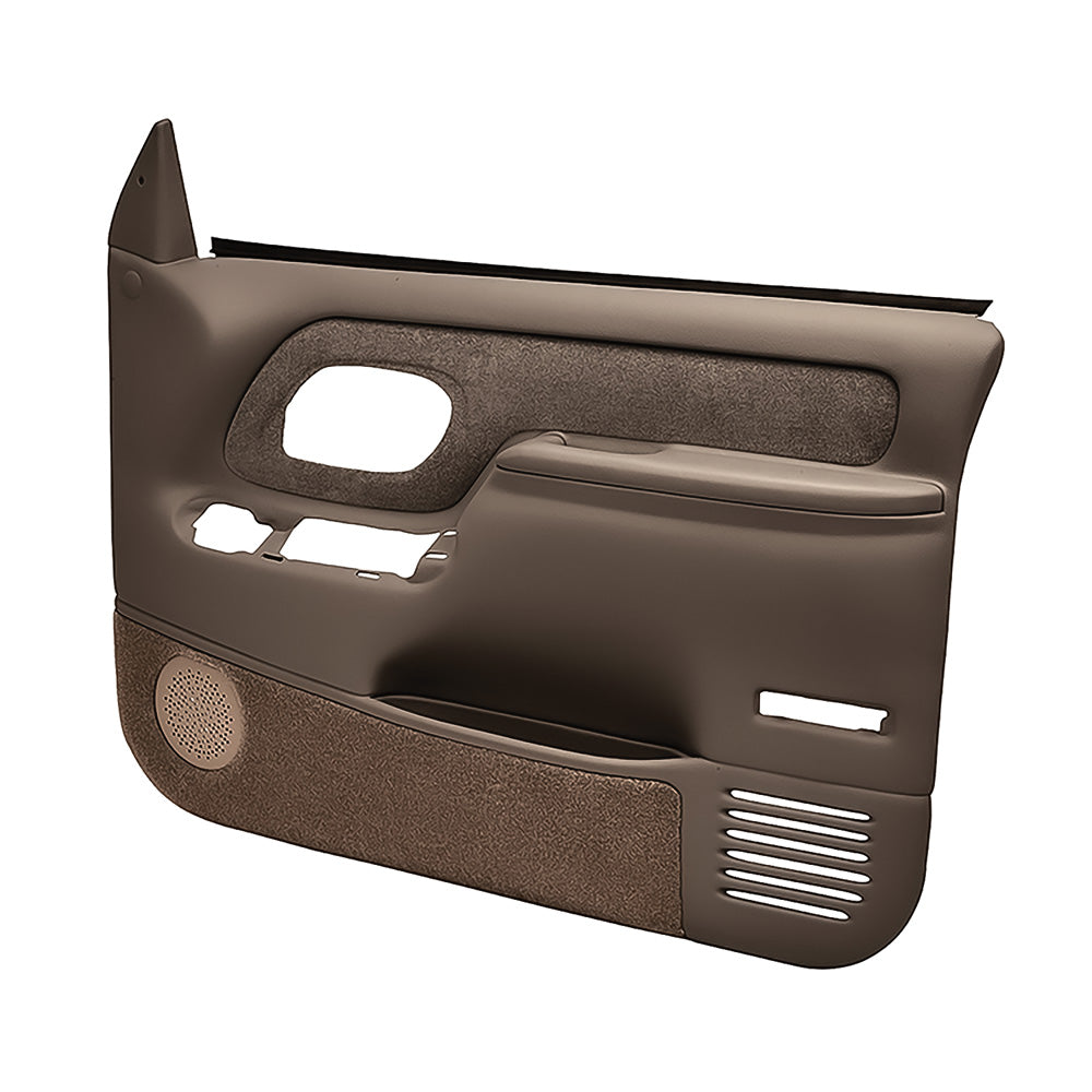Coverlay 1995-99 Chevy/GMC Truck Molded ABS Door Panels - Power Locks/Windows - Dark Brown (WF185918)