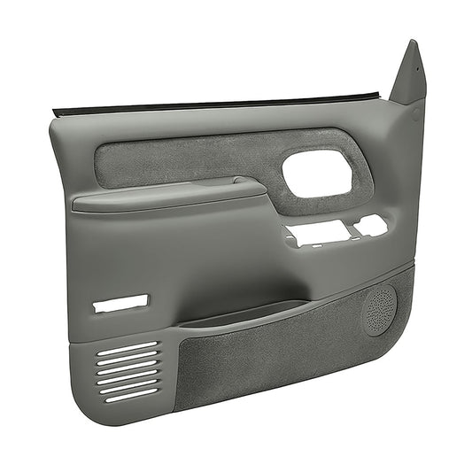1995-99 Chevrolet/GMC Truck Molded ABS Door Panels - Power Locks/Windows, Medium Gray (Pair) (WF185973)