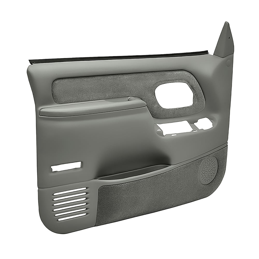 Coverlay Molded ABS Door Panels - Medium Gray