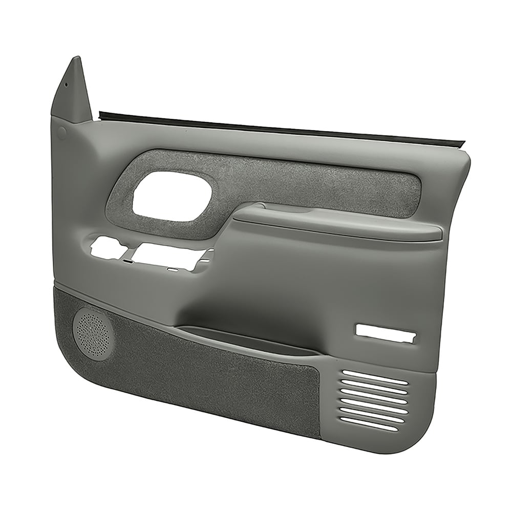 Coverlay 1995-99 Chevy/GMC Truck Molded ABS Door Panels - Power Locks/Windows - Medium Gray (WF185973)