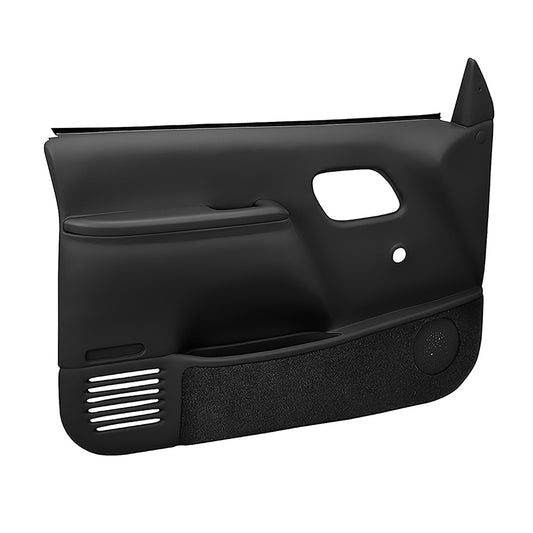 1995-99 Chevrolet/GMC Truck Molded ABS Door Panels - Manual Locks/Windows, Black (Pair) (WN185901)