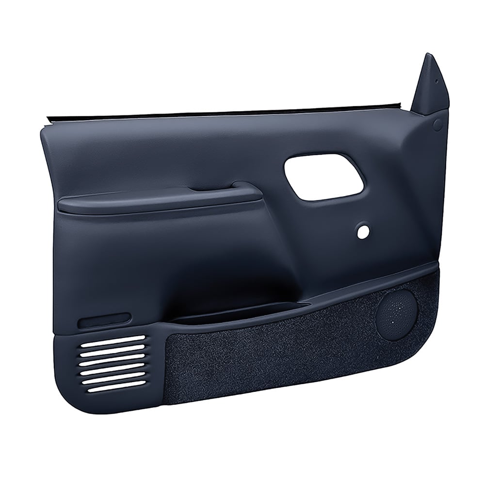 1995-99 Chevrolet/GMC Truck Molded ABS Door Panels - Manual Locks/Windows, Dark Blue (Pair) (WN185912)