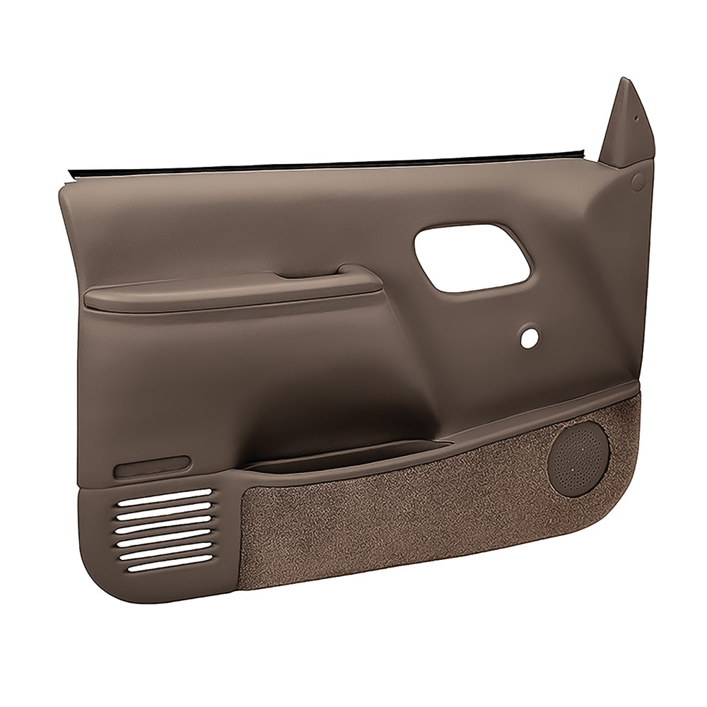 1995-99 Chevrolet/GMC Truck Molded ABS Door Panels - Manual Locks/Windows, Dark Brown (Pair) (WN185918)