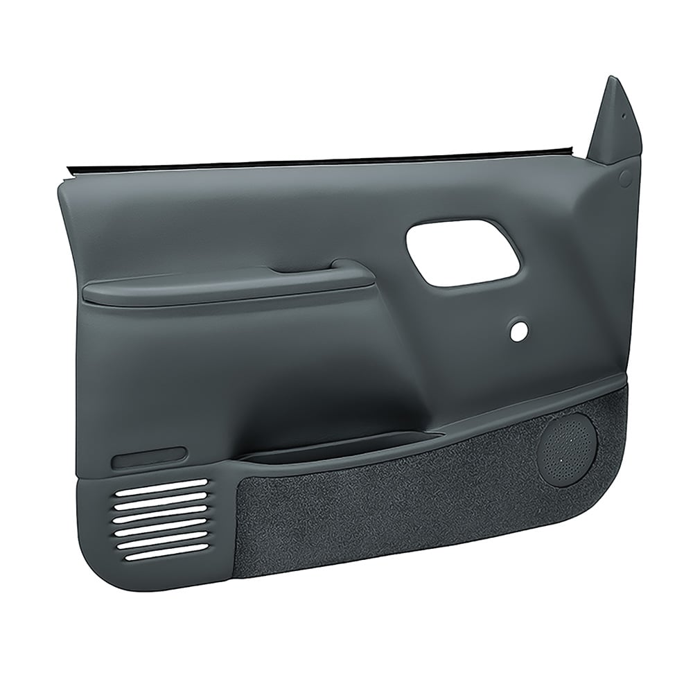 1995-99 Chevrolet/GMC Truck Molded ABS Door Panels - Manual Locks/Windows, Slate Gray (Pair) (WN185925)