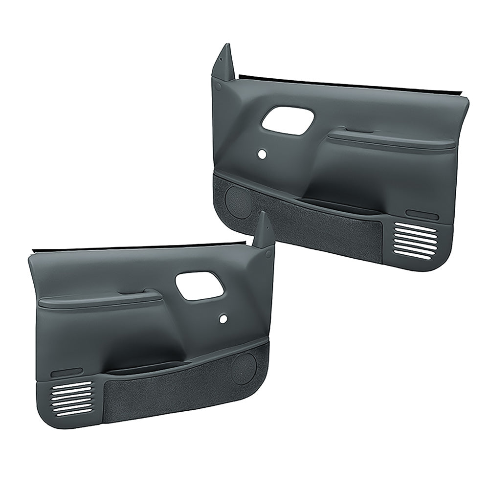 Coverlay 1995-99 Chevy/GMC Truck Molded ABS Door Panels - Manual Locks/Windows - Slate Gray (WN185925)