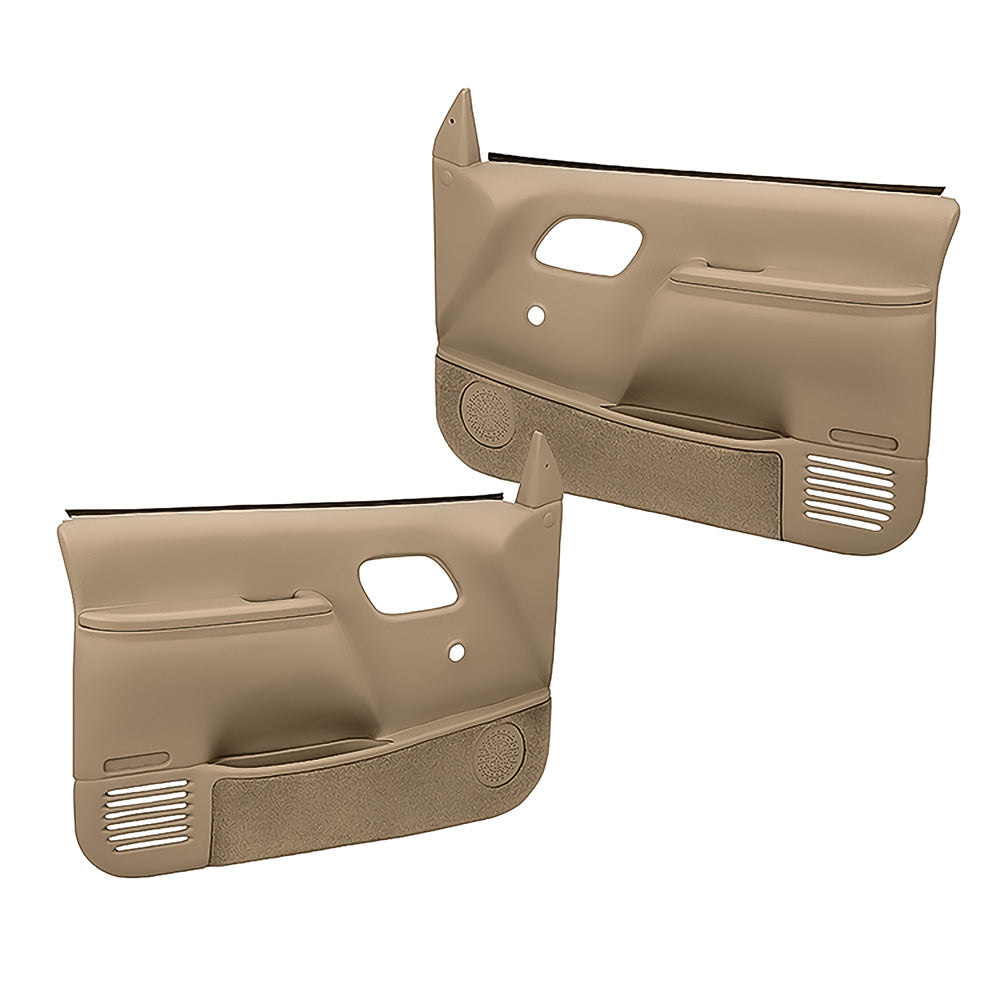 Coverlay 1995-99 Chevy/GMC Truck Molded ABS Door Panels - Manual Locks/Windows - Neutral (WN185928)