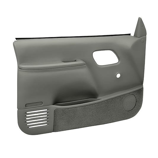 1995-99 Chevrolet/GMC Truck Molded ABS Door Panels - Manual Locks/Windows, Medium Gray (Pair) (WN185973)