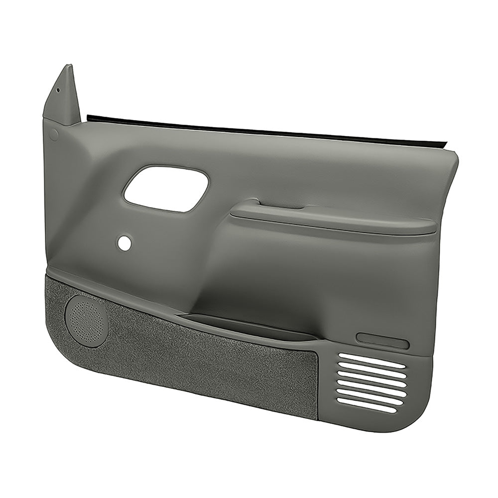 Coverlay 1995-99 Chevy/GMC Truck Molded ABS Door Panels - Manual Locks/Windows - Medium Gray (WN185973)