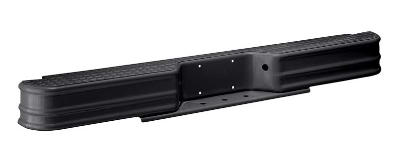 1988-98 Chevy/GMC/Dodge Pickup Rear Step Bumper - Black