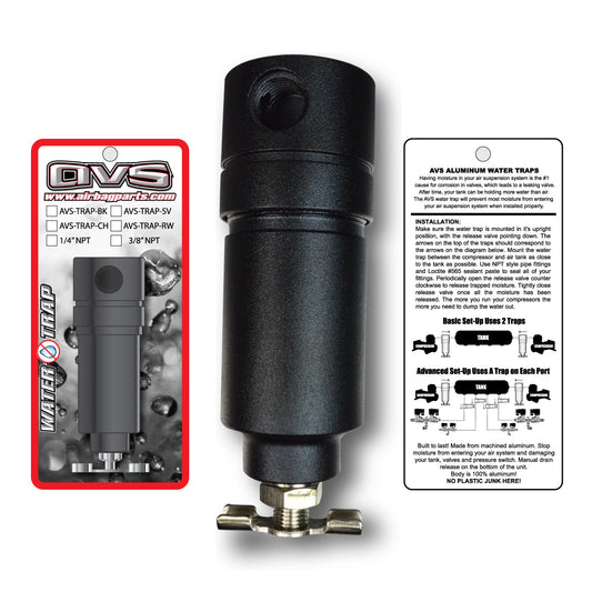 AVS Water Trap / Dryer - With Drain Cock