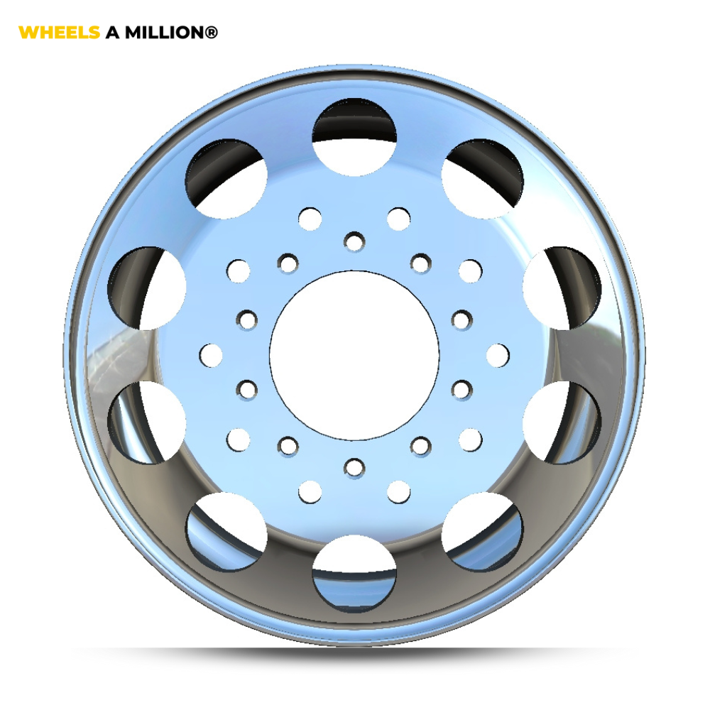 8-Lug Mega Hole DBO Dually Wheel Set