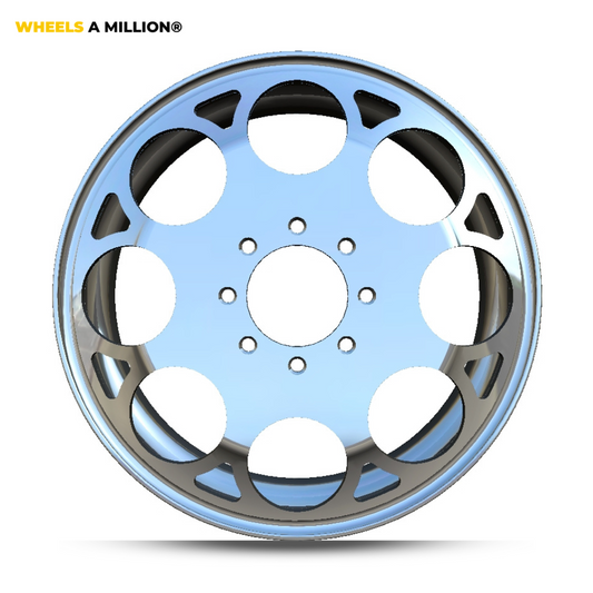 Wheels A Million Mega Hole Plus OBS 8-lug dually wheel for 1988-2000 Chevy/GMC C/K3500 DRW trucks