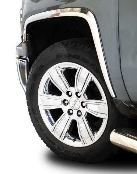ICI CHE023: 1988-1998 Chevrolet/GMC OBS Stainless Steel Fender Trim