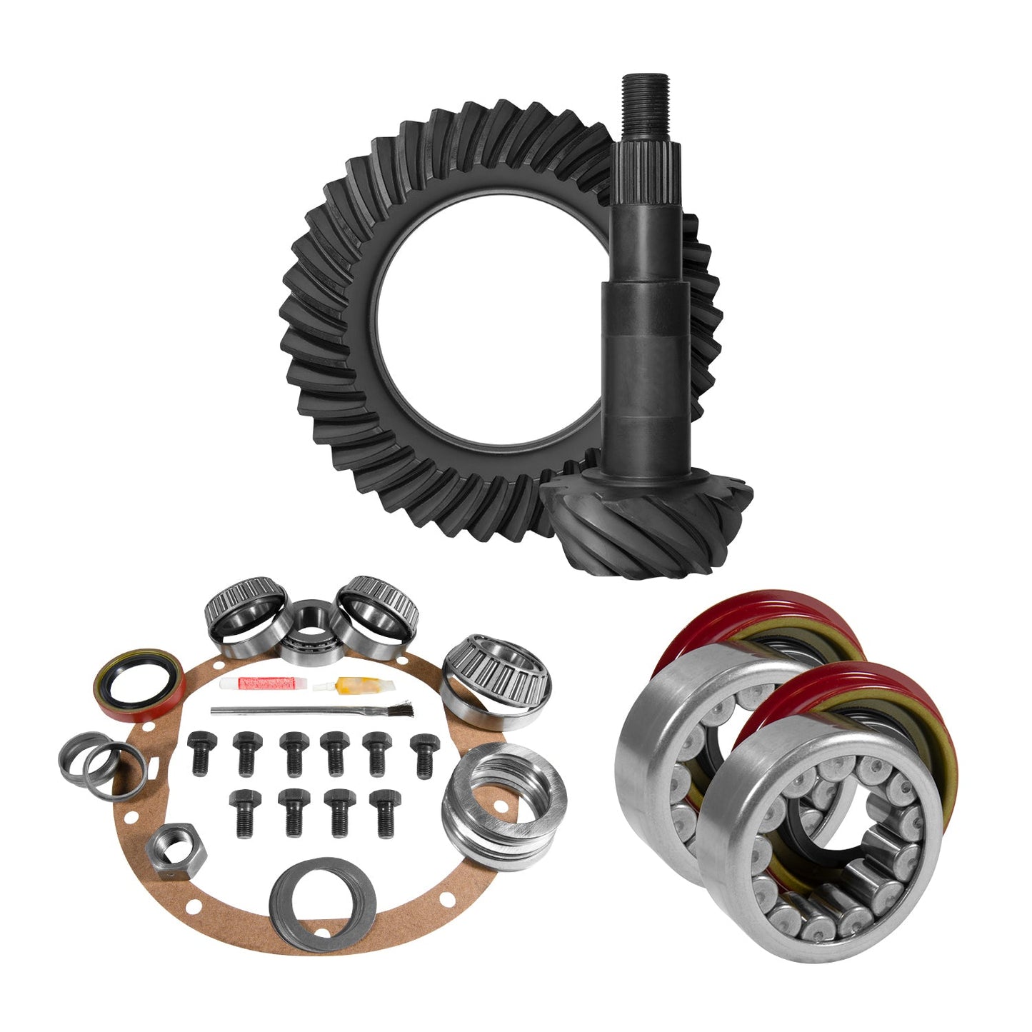 Yukon Gear & Axle Master Overhaul Install Kit - GM 8.5"/8.6" 10-Bolt - 3.73 Ratio