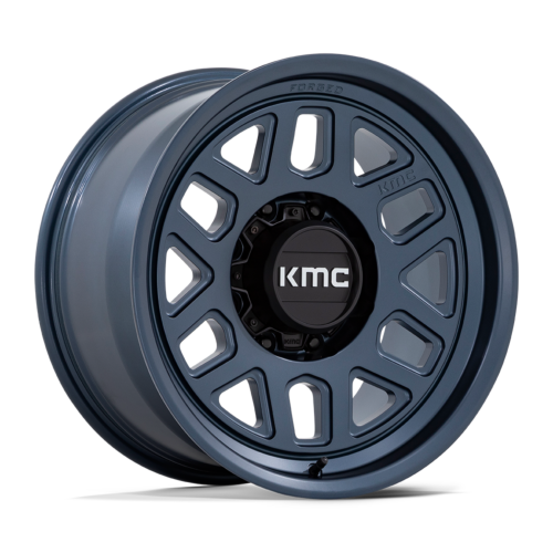KMC KM451 Mesa Forged Monoblock OBS 8-lug wheel Metallic Blue finish for 1988-1999 Chevy/GMC C/K2500/C/K3500 trucks