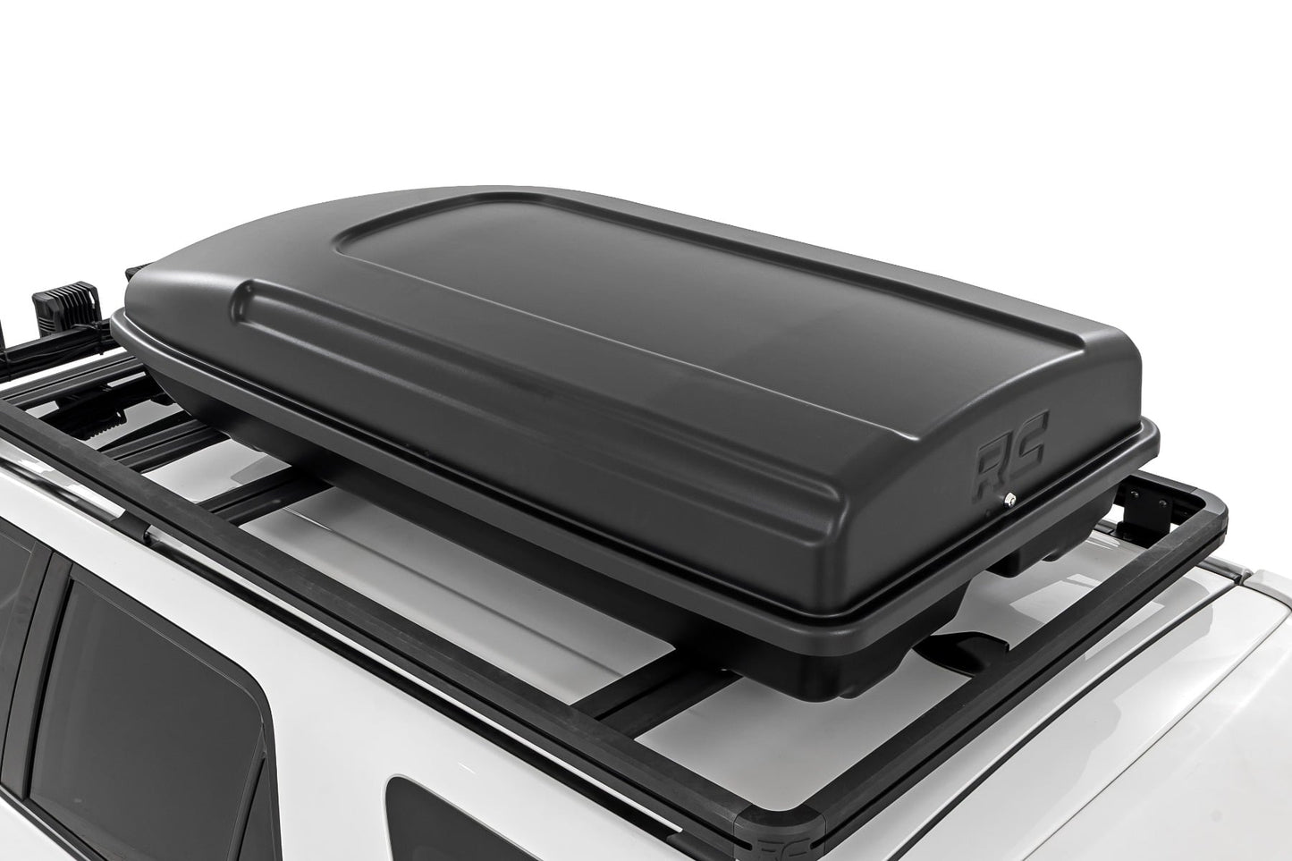 Rough Country rooftop cargo box installed