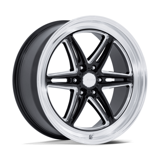 American Racing AR953 Groove 6 Drag Gloss Black Milled w/ DC Lip