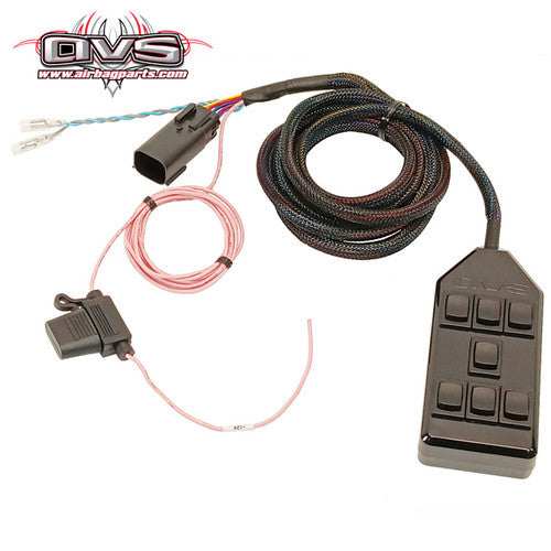 AVS Black 7 Switch Box Rocker Style