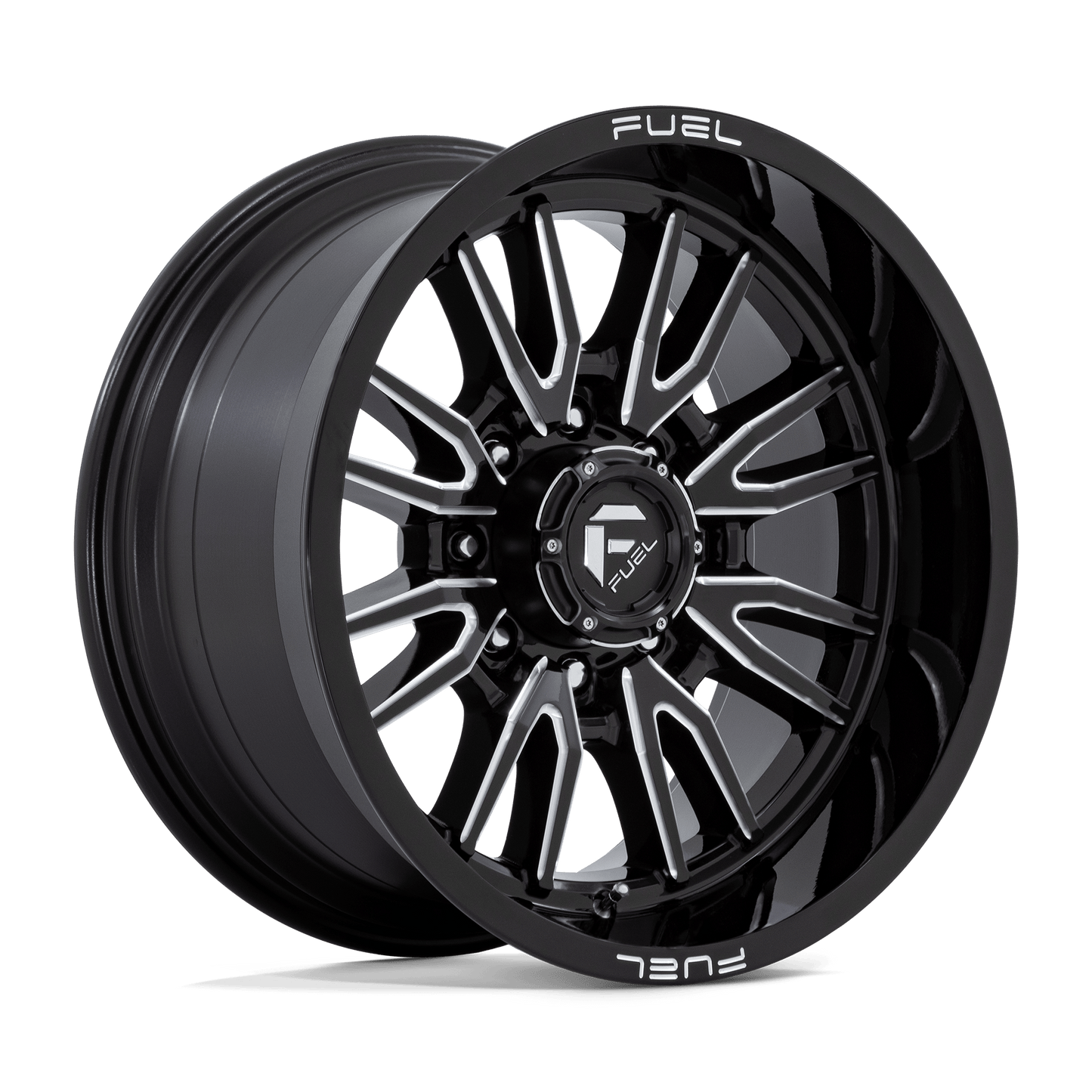Fuel D761 Clash Wheel Gloss Black Milled