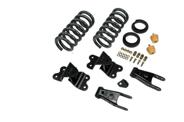 Belltech 2 to 3 inch front over 4 inch rear lowering kit for 1988-1998 Chevy C1500 Standard Cab