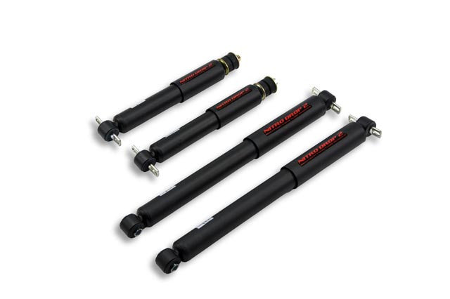 Belltech Nitro Drop shock set for 4-5 inch front 5-7 inch rear drop 1988-1998 Chevy GMC C1500