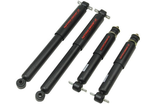 Belltech ND2 shock set for 0 to 3 inch front 0 to 1 inch rear drop GM 1500 2500 3500