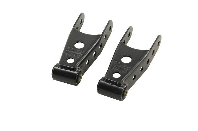 Belltech rear 1 to 2 inch adjustable drop shackles for 1988-1998 Chevy C1500