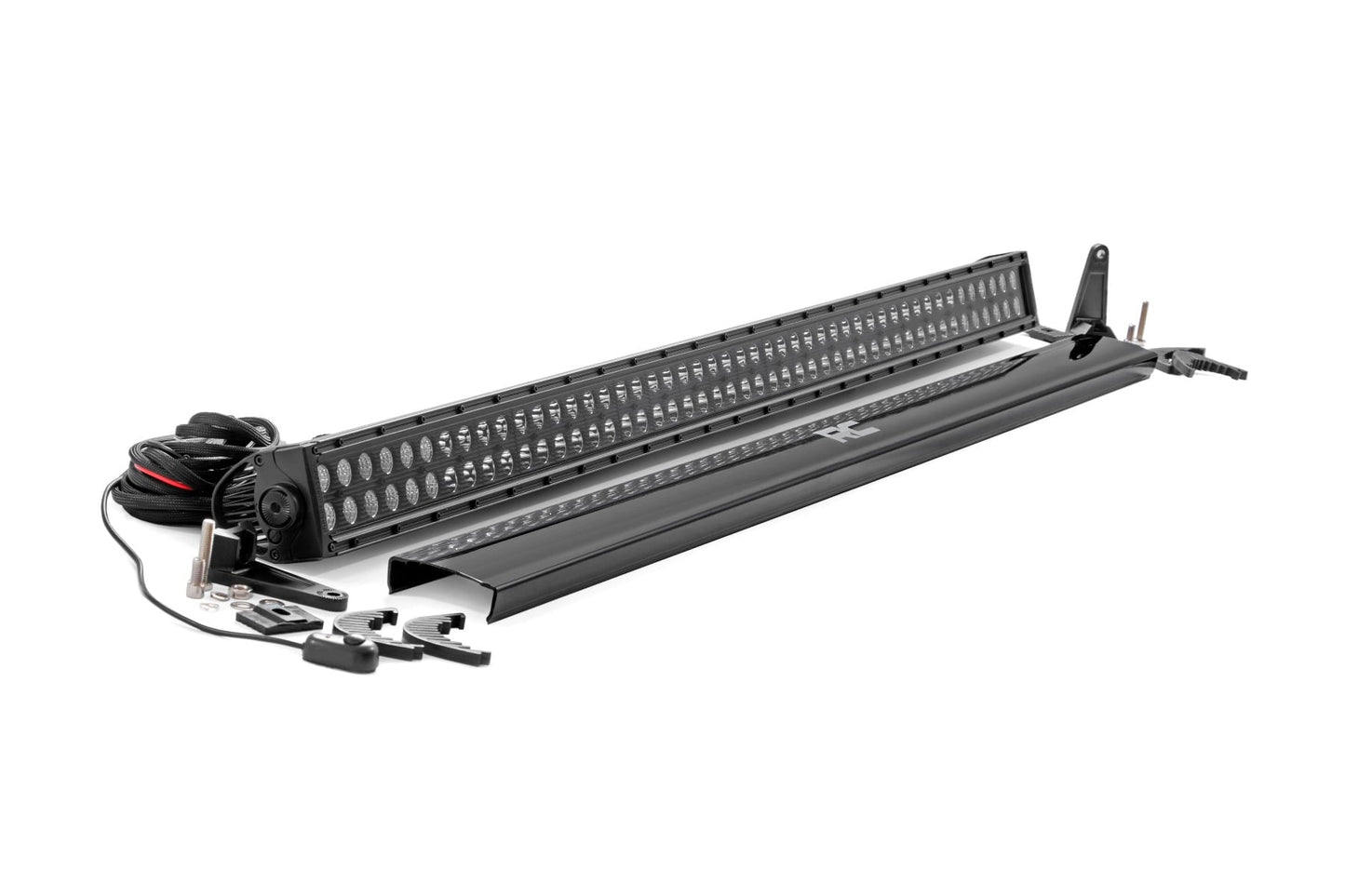 Rough Country 50 Inch Black Series Dual Row LED Light Bar Straight - main view