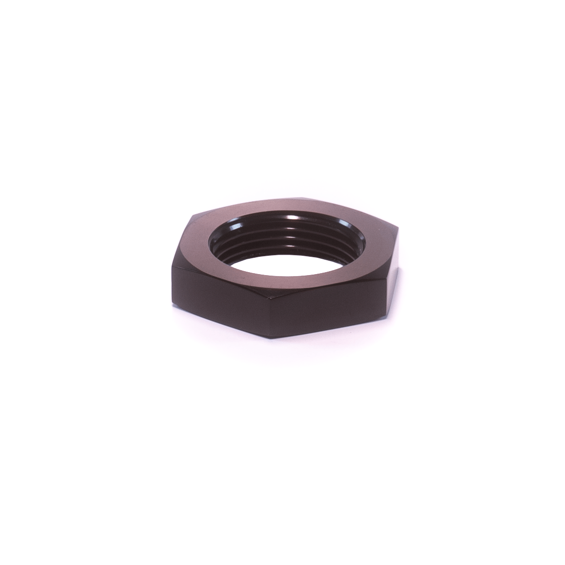 -16AN Bulkhead Nut - Black