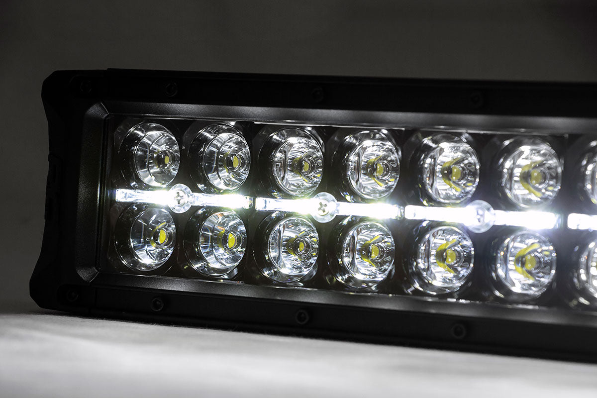 Rough Country 50 Inch LED Light Bar - white DRL detail