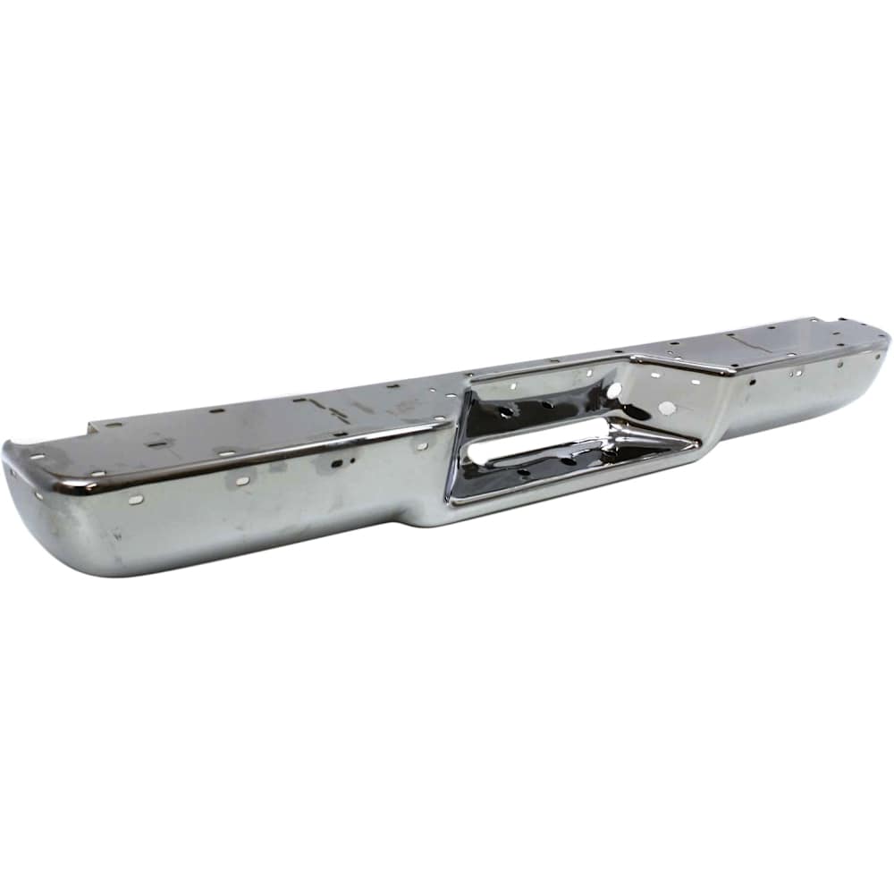 Chevy GMC C/K 1988-1998 chrome rear step bumper impact strip - view 3