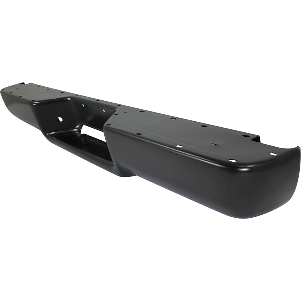 1988-2000 Chevy/GMC C/K Series Step Bumper Face Bar Only - Powdercoated Black, Fleetside
