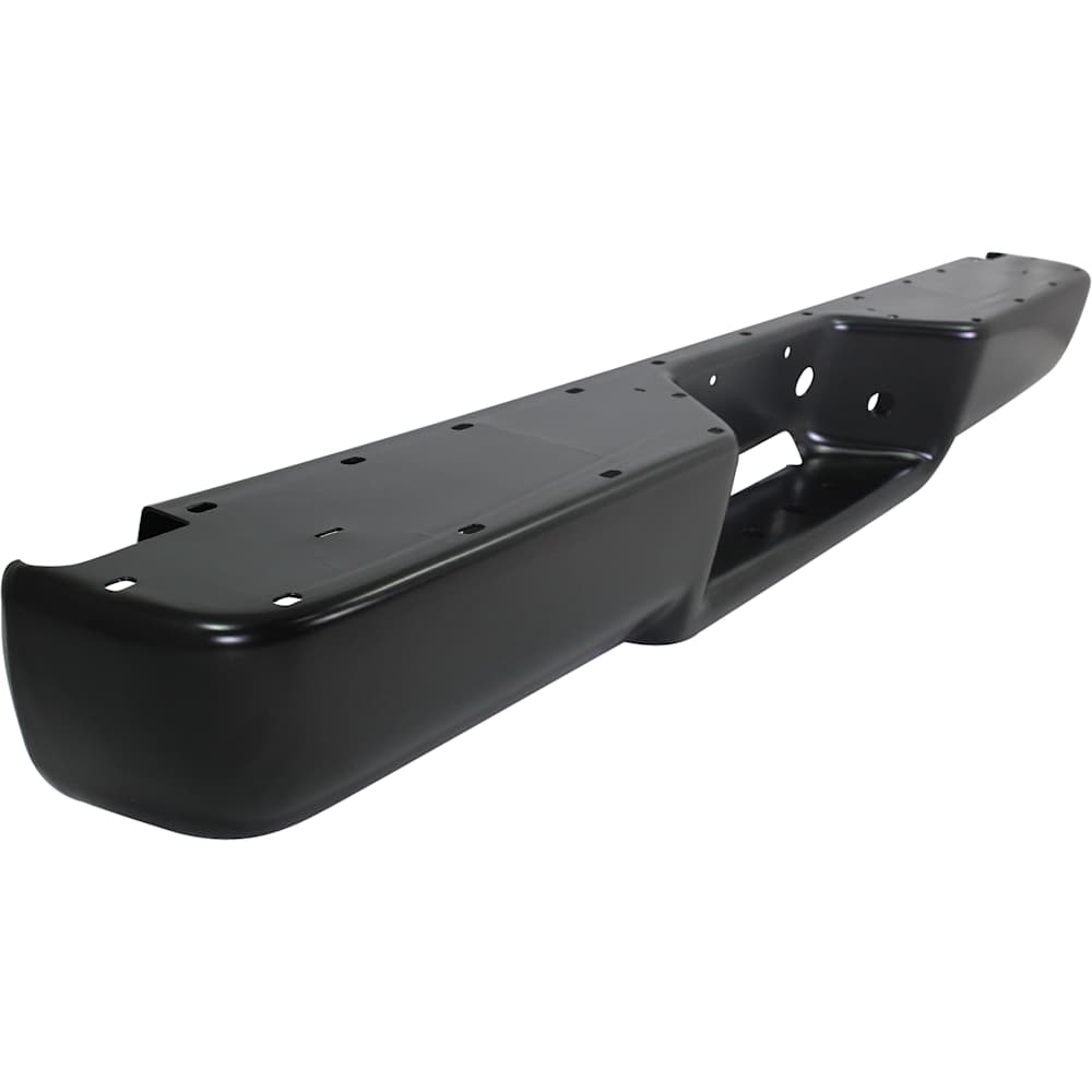 1988-2000 Chevy/GMC C/K Series Step Bumper Face Bar Only - Powdercoated Black, Fleetside