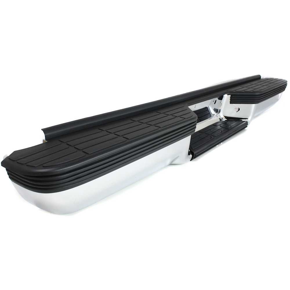 1988-2000 Chevy/GMC C/K Series Step Bumper - Face Bar & Pad, Chrome, Fleetside
