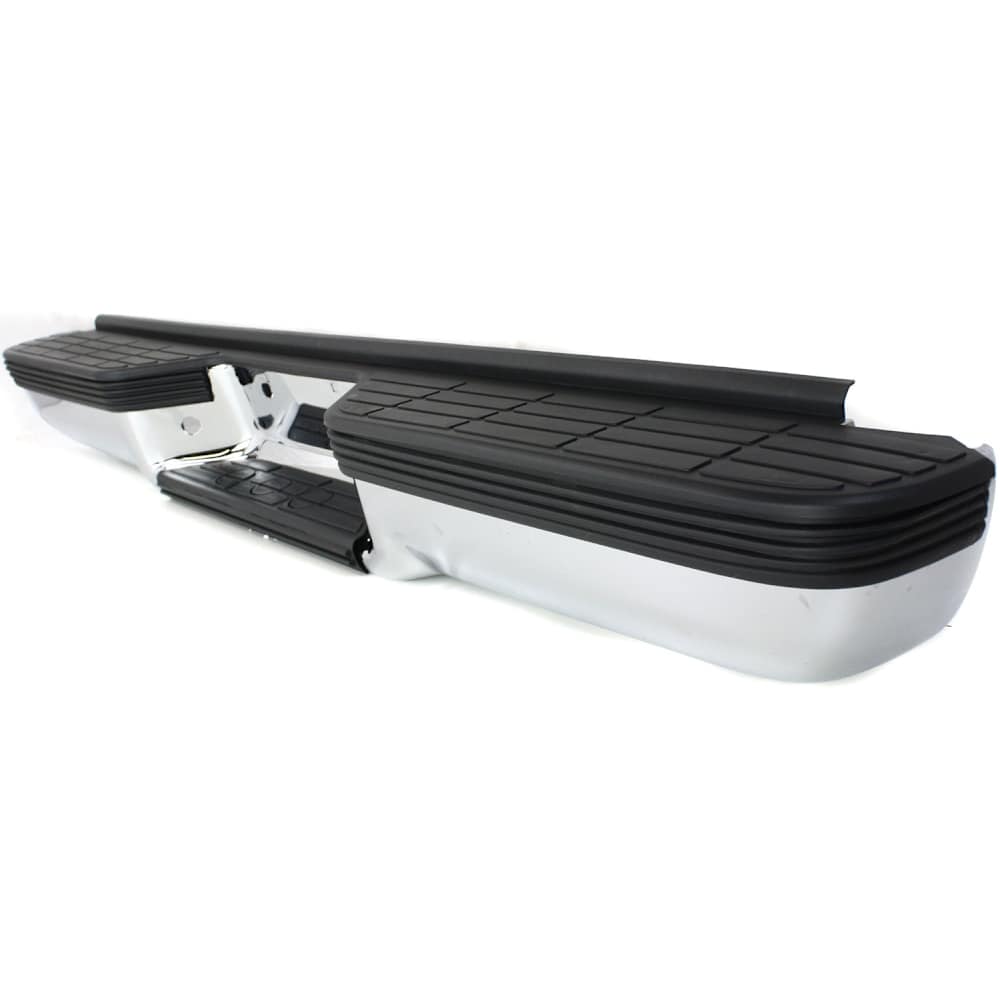 1988-2000 Chevy/GMC C/K Series Step Bumper - Face Bar & Pad, Chrome, Fleetside
