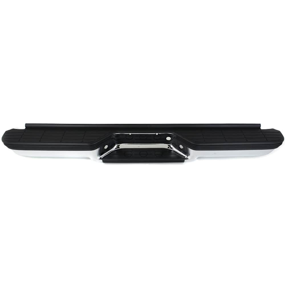 1988-2000 Chevy/GMC C/K Series Step Bumper - Face Bar & Pad, Chrome, Fleetside
