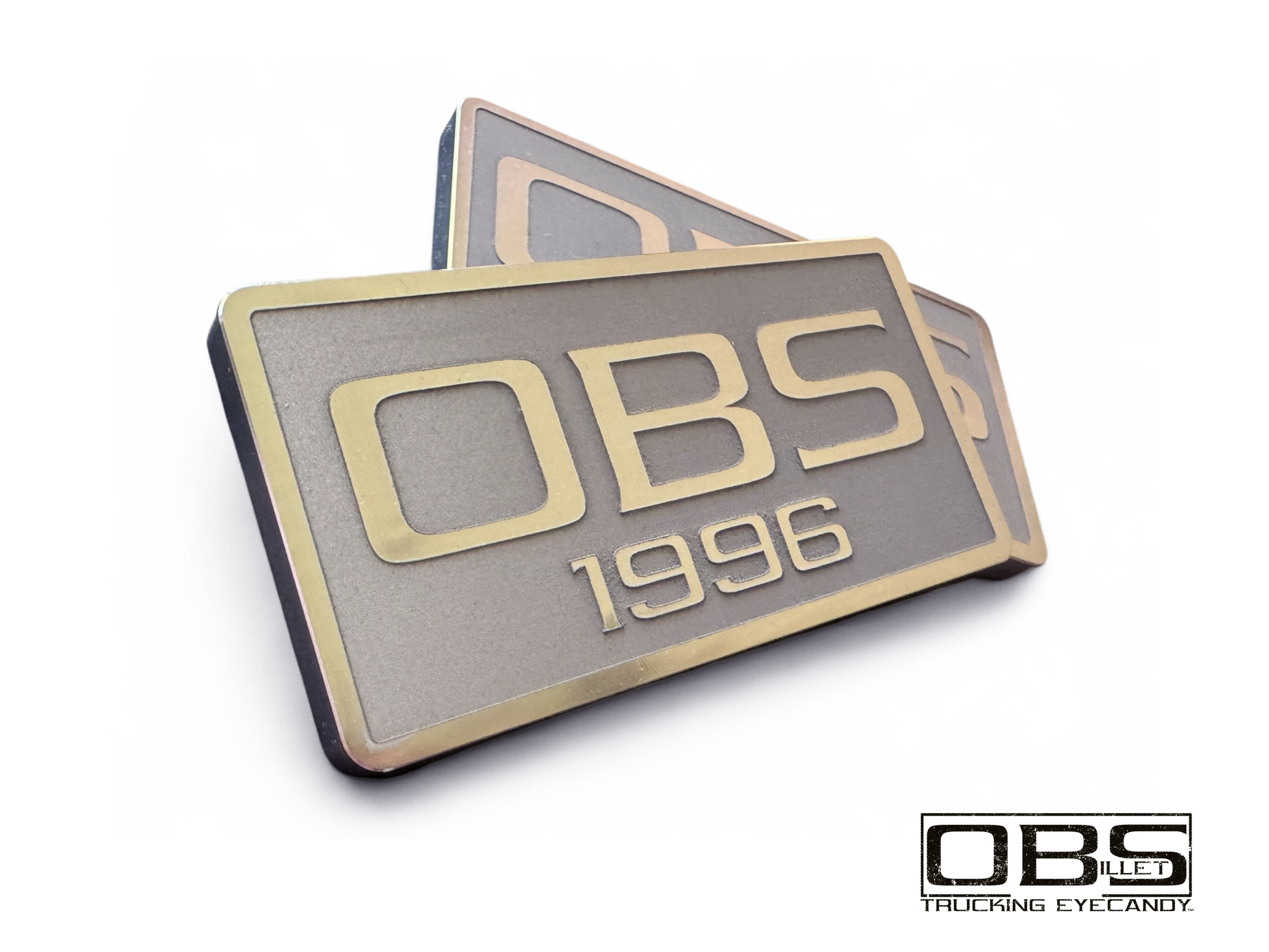 Pillar Emblem (Inverse Engraved) - Year (at bottom) Specific - Machined Billet