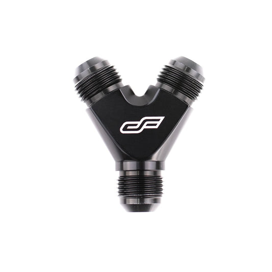 -6AN Fitting Y Block Union - Black