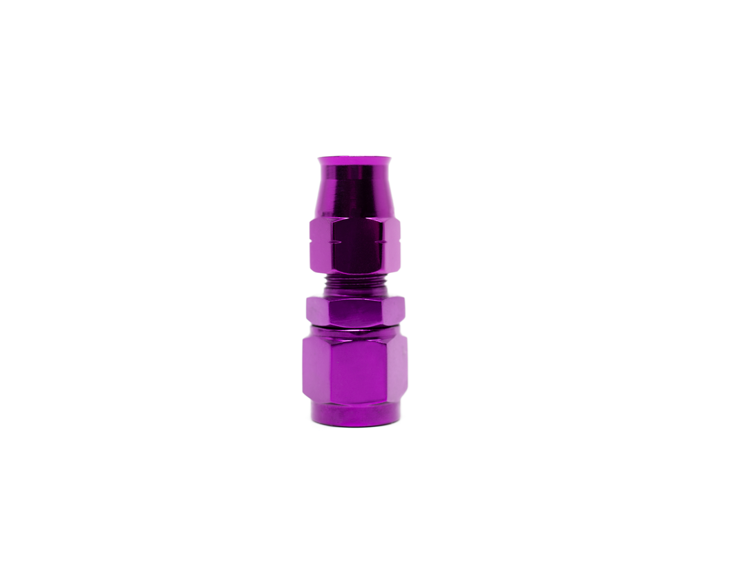 -06 AN Female to 5/16in Tube Compression Fitting Black