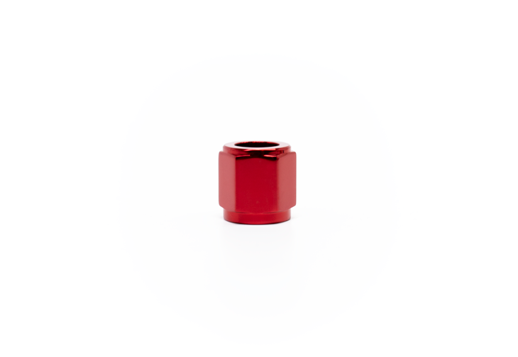 -03 AN Fitting 3/16in Tube Nut Red