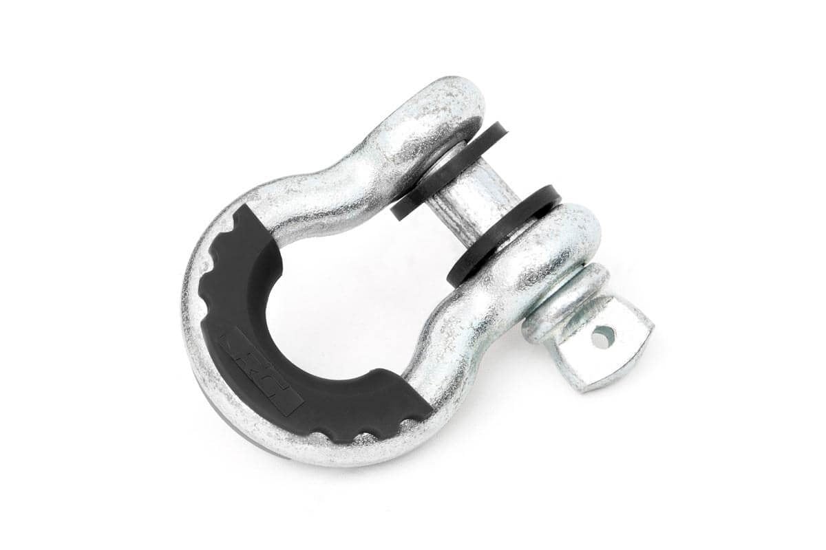 Rough Country D-ring isolator installed