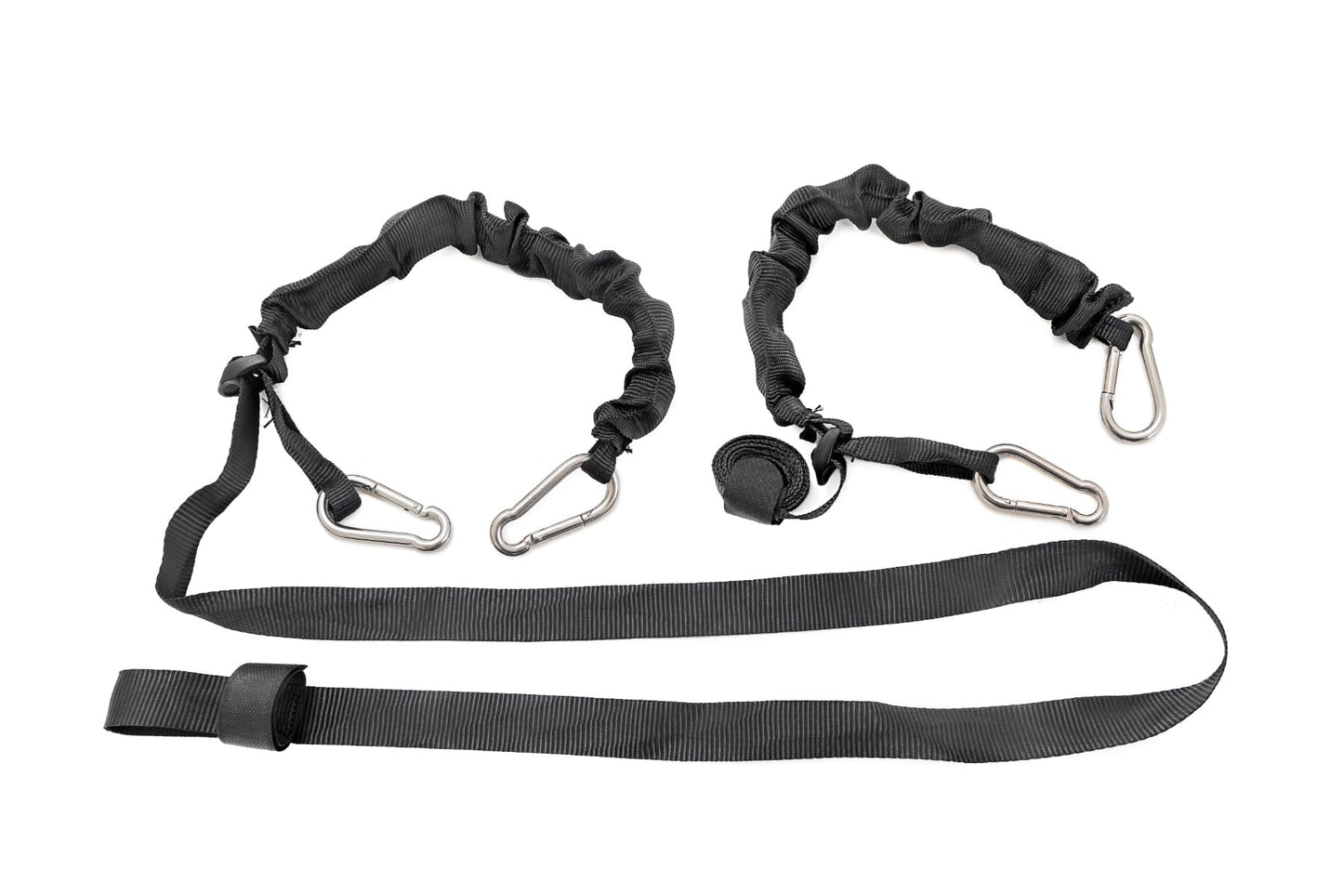 Rough Country elastic straps with carabiner ends